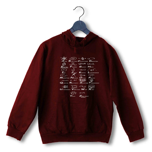 Nerd Physics PHYSICS - ATOZ UNISEX HOODIE Sweatshirts